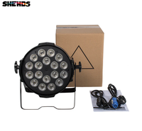 Grand alliage d'aluminium LED Par DMX 18x12W RGBW 4 en 1 lumière projecteur DJ professionnel éclairage de scène