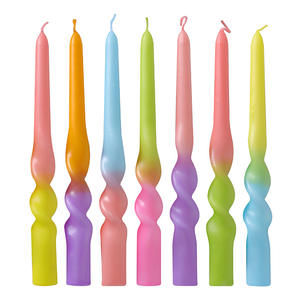 French Romantic Handmade Threaded Spiral <b>Candle</b> for Bars & <b>Dinner</b> Lighting-Luxurious Biodegradable <b>Candle</b> - Product Image 5