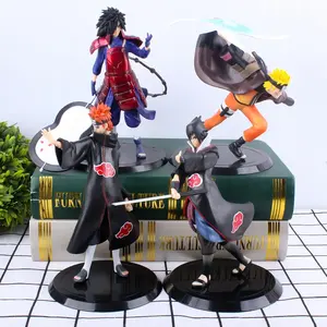 2023 Atacado Personagem Cosplay Uchiha Sasuke Uchiha Itachi Hatake Kakashi PVC Anime Figura de Ação Toy