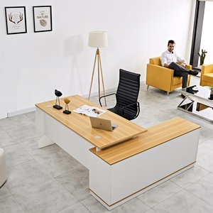 Desk <b>Office</b> Furniture Material Wooden Executive Modern <b>Office</b> <b>Table</b> - Product Image 5