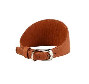 Galgo perro de caza acolchado Collar de perro de cuero cómodo hecho a la medida todos resistente a la intemperie - Product Image 2