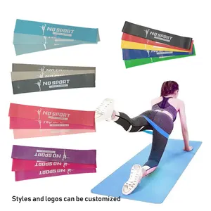 Venda quente, durável e personalizado Cor Elastic Band com o seu logotipo personalizado/padrão, perfeito para entusiastas do Fitness e Ginásio