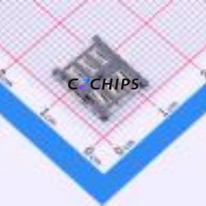 SIM-304 SIM Card Connector SMD,P=2.54mm Connector Plug-In Type Nano SIM Card Card Holder 1.35mm - Product Image 2