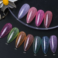 Fournitures pour ongles professionnels Salon de beauté Marque privée Soak off hema free Glitter UV Nail Gel Polish Set kit pour ongles en gel