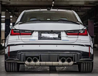 Diffuseur arrière de style original en fibre de carbone sèche de haute qualité pour BMW M3 M4 G80 G81 G82 G83 2021 2026