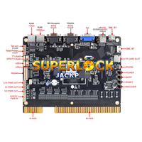Superlock JP 4-en-1 : Plateau de jeu d'adresse vertical avec roue, carte PCB à monnayeur, prix usine, machine de jeu d'arcade et d'amusement