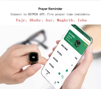 2024 ultime musulman bague intelligente dernier modèle IQIBLA Zikr Tasbih numérique Tesbih une pièce pakistanais prix bague intelligente