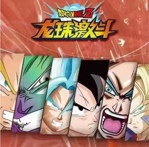 Dragoned of Balls Z Boîte à <span class=keywords><strong>cartes</strong></span> <span class=keywords><strong>DBZ</strong></span> à collectionner pour enfants Goku Dragon Saiyan Playing Game Trading Character Game Card - Product Image 1