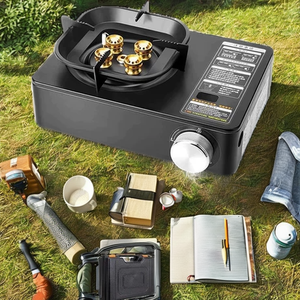 Réchaud à <span class=keywords><strong>gaz</strong></span> butane portable <span class=keywords><strong>en</strong></span> acier, design monobloc, style europé<span class=keywords><strong>en</strong></span>, pour toutes les saisons, idéal pour le <span class=keywords><strong>camping</strong></span> et la cuisson. - Product Image 3