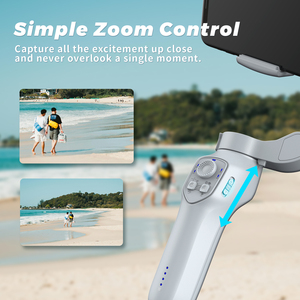 Estabilizador de cardán de teléfono L7Cpro Plus al por mayor con control remoto de gestos Ai Auto Face Tracking con luz de relleno de trípode - Product Image 5