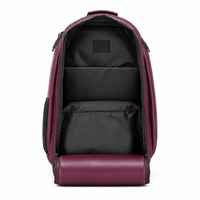 Sac à dos de pickleball personnalisé avec logo, design semi-rigide, grande capacité, sac de rangement pour équipement sportif avec poche pour bouteille d'eau
