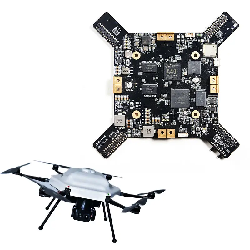 Pemasok PCBA Drone kustom OEM komponen papan sirkuit cetak 94v0 rakitan Pcb multilapis produsen Pcb & Pcba lainnya