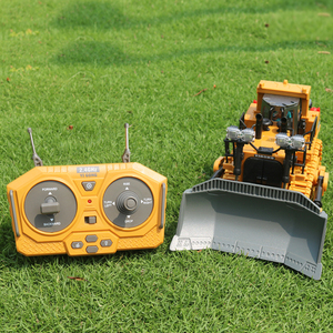 1:20 aleación 2,4 Ghz 11 canales <span class=keywords><strong>Rc</strong></span> excavadora juguete <span class=keywords><strong>Control</strong></span> remoto camión Juguetes Juegos de excavadora con música y sonidos <span class=keywords><strong>RC</strong></span> construcción - Product Image 4