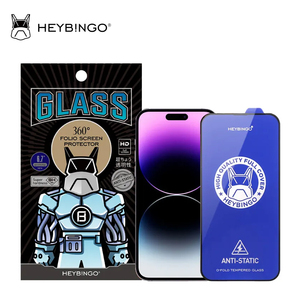Heybingo Nuevo Protector de Pantalla de Vidrio Templado de Aluminio de Alta Calidad <span class=keywords><strong>O</strong></span>-Fold de 0.33 mm 6 X <span class=keywords><strong>Xr</strong></span> <span class=keywords><strong>11</strong></span> 12 13 Pro Max Antihuellas para <span class=keywords><strong>iPhone</strong></span> - Product Image 1
