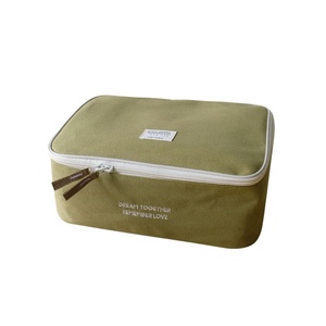 Cubo de embalaje de algodón de gran tamaño, 10 pulgadas, costura de etiquetas de alta calidad, bolsa de cosméticos de algodón puro para almacenamiento - Product Image 1