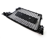 Pour Audi A4/S4 B8 RS4 2009-2012 Style Nid d'Abeille Calandre de Pare-chocs Avant Noire Version Européenne Grilles de Voiture 8KD853651