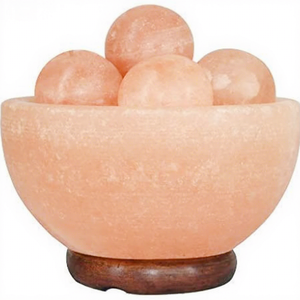 Best Selling Himalayan Fire Bowl <b>Lamp</b> Handcrafted New Arrival with Warm Glow Salt <b>Balls</b> Mood Light Natural Crafts Style - Product Image 1