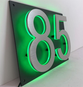 Numeri e Lettere Luminosi per Porte di Hotel, Insegna in Metallo con Numeri LED Personalizzati, 28 Segnali Interni, Garanzia <span class=keywords><strong>3</strong></span> Anni - Product Image 6