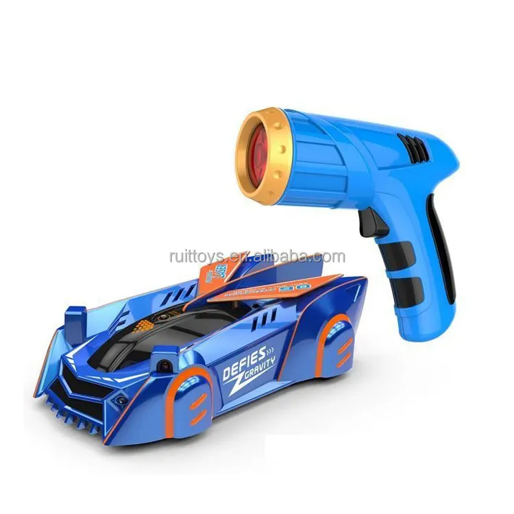 Anti Gravity Follow BY Infrared Laser Guided RC Wall Climbing Racing Cars Toys