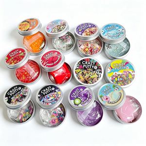 Rainbow Clear <b>Slime</b> Putty <b>Toy</b> Macaron Colorful Sequins Shiny Decorative Kids Activity Gift Shop Premium Bundle - Product Image 1