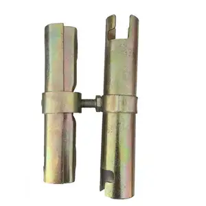 Hot products in Building safety construction EN74/BS1139 Construction stamping/forging fixed double scaffolding connectors For 4
