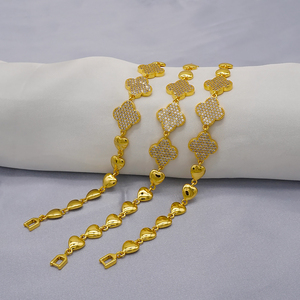 Design de mode en gros bijoux en or ensemble 24k or bracelet <span class=keywords><strong>S43</strong></span> - Product Image 1