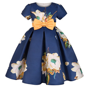 Mode fleur fille <span class=keywords><strong>robe</strong></span> fête anniversaire mariage princesse bébé filles vêtements enfants enfants fille robes - Product Image 6