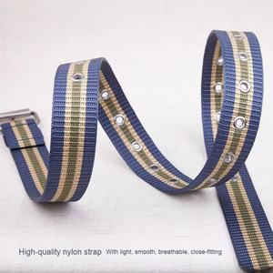 Ceinture en tissu à 16 trous pour extérieur, décontractée, avec boucle à ardillon, en polypropylène (PP) étiré, pour pantalon, tendance, polypropylène PP transfrontalier - Product Image 4