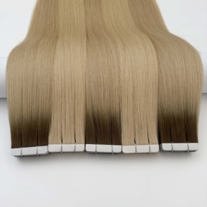 Extensiones de Cabello Humano Virgen con Cinta Adhesiva, Cabello Liso Europeo 100% Natural para Salón, Postizo de Cabello Humano Más Vendido 2025 - Product Image 6