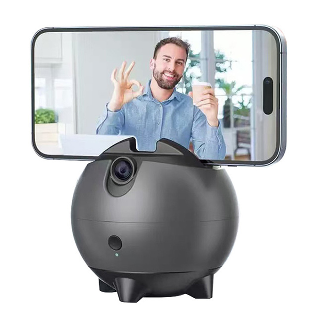 360 Intelligent Facial Recognition Tracking Q9 Gimbal Stabilizer for Camera AI Face Tracking Phone Holder