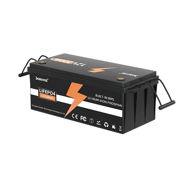 12v lithium battery 200Ah back up power rechargeable lifepo4 battery lithium ion batteries packs for home with BMS