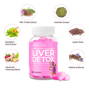Ekstrak <span class=keywords><strong>Liver</strong></span> Cleansing <span class=keywords><strong>Detox</strong></span> & reparasi Gummies/ekstrak Thistle susu organik Vegan <span class=keywords><strong>Liver</strong></span> <span class=keywords><strong>Detox</strong></span> Gummies - Product Image 2
