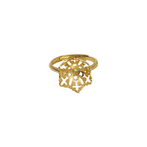 แหวนเงินแท้ S925 แบบเปิด ปรับขนาดได้ 10-11 มม. สำหรับใส่ไข่มุก DIY ขนาด 6 มม.-20 มม. รุ่น 1447 อุปกรณ์ทำเครื่องประดับ พร้อมห่วงเชื่อม - Product Image 5