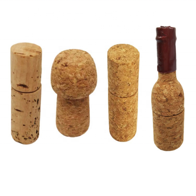Wholesale Gifts Wooden Wine Bottle Cork Usb Flash Drive 2.0 8GB 16GB 32GB 64GB Pendrive Custom logo Flash Memory Stick