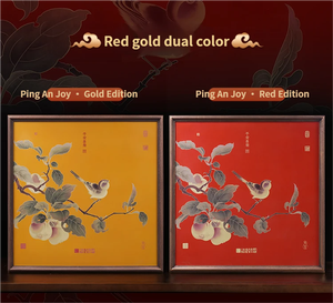 Pintura Decorativa Hecha a Mano en Madera Maciza <span class=keywords><strong>de</strong></span> Latón, Ideal para Decorar la Entrada <span class=keywords><strong>de</strong></span> una Casa Nueva - Product Image 4