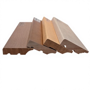 Plinthe en bois massif Pometia Pinnata, profil plat 60 mm, peinture à base d'eau, 28 couleurs - Product Image 4