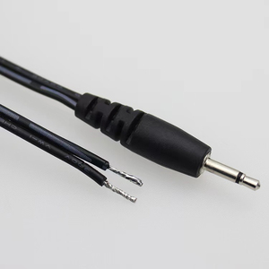 Cable de audio personalizado de 3.5mm macho a macho, cable mono de 3.5mm, conector TS TRRS mono hembra a macho de 3.5mm a cable auxiliar con extremo abierto para cableado directo - Product Image 2