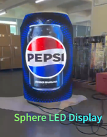 Precio de fábrica 4 caras 5 caras control inteligente LED Cubo Pantalla Interior HD P2.5 Pequeña Barra de DJ LED Pantalla mágica