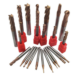 Hợp Kim Cứng Cacbua 2/4 Sáo Làm Phẳng Endmills Với HRC55 HRC65 - Product Image 4