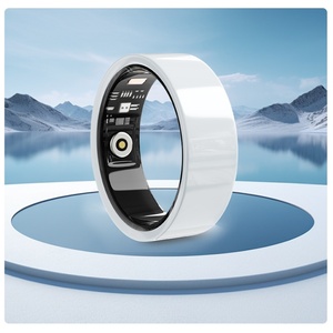 Bague intelligente NFC en céramique avec suivi de la fréquence cardiaque, suivi du sommeil, suivi de l'activité physique, contrôle tactile, ultra légère - Product Image 5