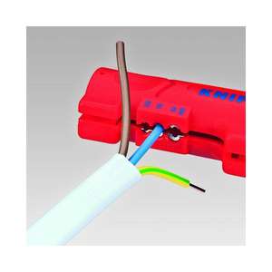 KNIPEX - 16 64 125 SB Herramienta de pelado para cables planos y redondos-HERRAMIENTAS DE CABLEADO EAN 4003773076933 - Product Image 2