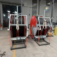 Máquina de Riego con Carrete de Manguera Impulsada por Turbina 2026, Irrigador de Carrete de Alta Eficiencia, Cabrestante de Agua Automático para Riego de Cultivos Agrícolas