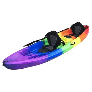 Ningbo Haute popularité 38 canoë en <span class=keywords><strong>plastique</strong></span> 3 personnes Sit-Top Kayak de pêche/canoë gonflable avec coque en PEHD bateau de pêche en mer bon marché - Product Image 2