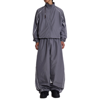 Pantalon de travail réfléchissant personnalisé pour hommes, veste technique légère en polyester Ripstop, coupe-vent, pantalon de travail réfléchissant