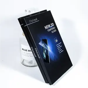 Boîte plastique transparente pour téléphone, 20 pièces, protecteur d'écran personnalisé, verre trempé, emballage blister