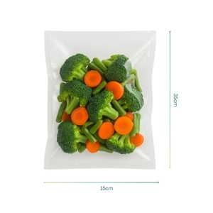 Sacchetti Sottovuoto 15x25 Cm Per Conservazione Alimenti Uso Congelatore - Product Image 2