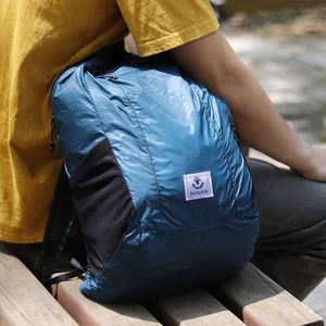 Free sample Lightweight, spacious, and waterproof, this factory-made outdoor <b>foldable</b> backpack features a printed logo - Product Image 4