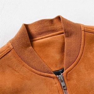 Chaqueta Bomber de Gamuza para Hombre al por Mayor, Ropa Exterior Informal Retro Adecuada para Uso Diario, Estilo Urbano y Actividades al Aire Libre - Product Image 2