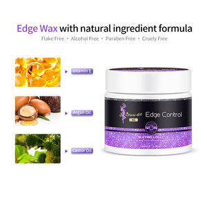 Arganrro Marque privée Sans résidu Et Sans écaillage Tenue forte Contrôle des bords <span class=keywords><strong>vanille</strong></span> Pour Cheveux Noirs 4C - Product Image 4