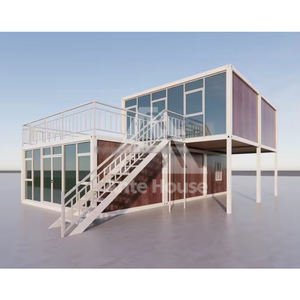 Оптовая цена, 20 футов съемный контейнерный дом | Заводская плоская сборная крошечная вилла с сэндвич-панелью - Product Image 3